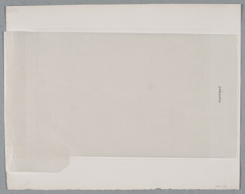 A black-and-white print of a paved tunnel with a rough sketch of an animal-like figure on the sidewalk.