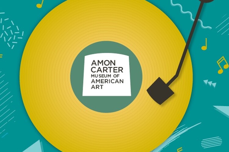 graphic of record with museum logo in the center