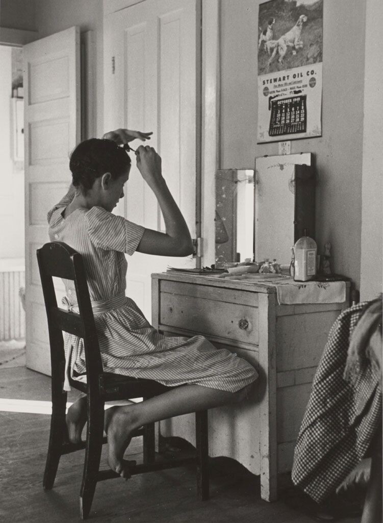 Morris Engel (1918–2005), Buda, Texas. Dairy Farmer—Rylander Family, 1949