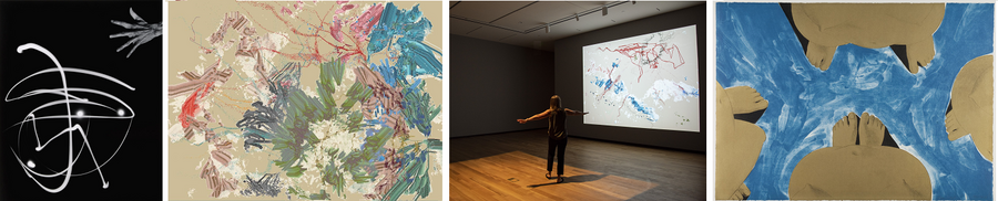 four works by women on view in an exhibition at the Amon Carter