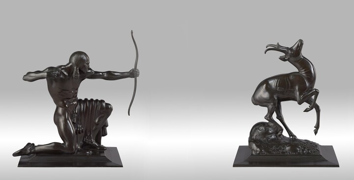Paul Manship (1885–1966), Gorham Manufacturing Company, Indian Hunter, 1915, Bronze