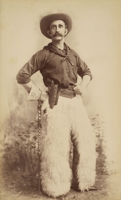 Charles D. Kirkland (1851–1926), Wyoming Cow-boy, ca. 1877, Albumen silver print