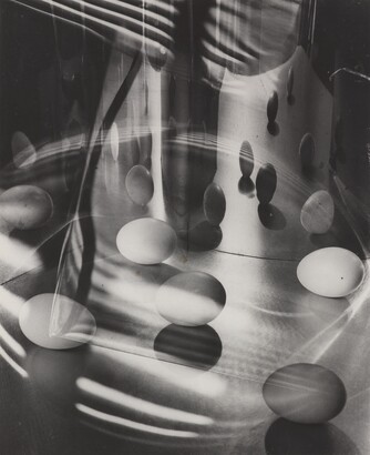 Carlotta M. Corpron (1901–1988), Eggs Encircled, after 1948, Gelatin silver print
