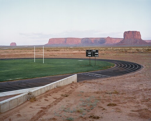 Skeet McAuley (b. 1951), Navajo Monument Valley Tribal School near Goulding, Utah, 1986, Dye destruction print