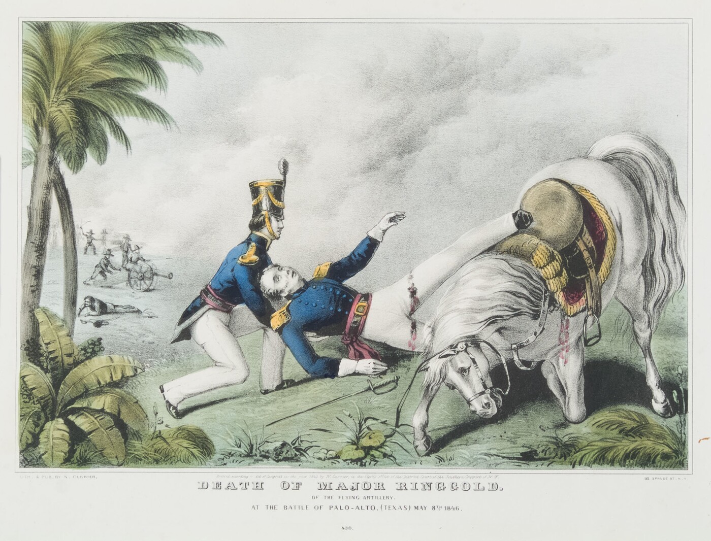 Death of Major Ringgold. Of the Flying Artillery. At the Battle of Palo