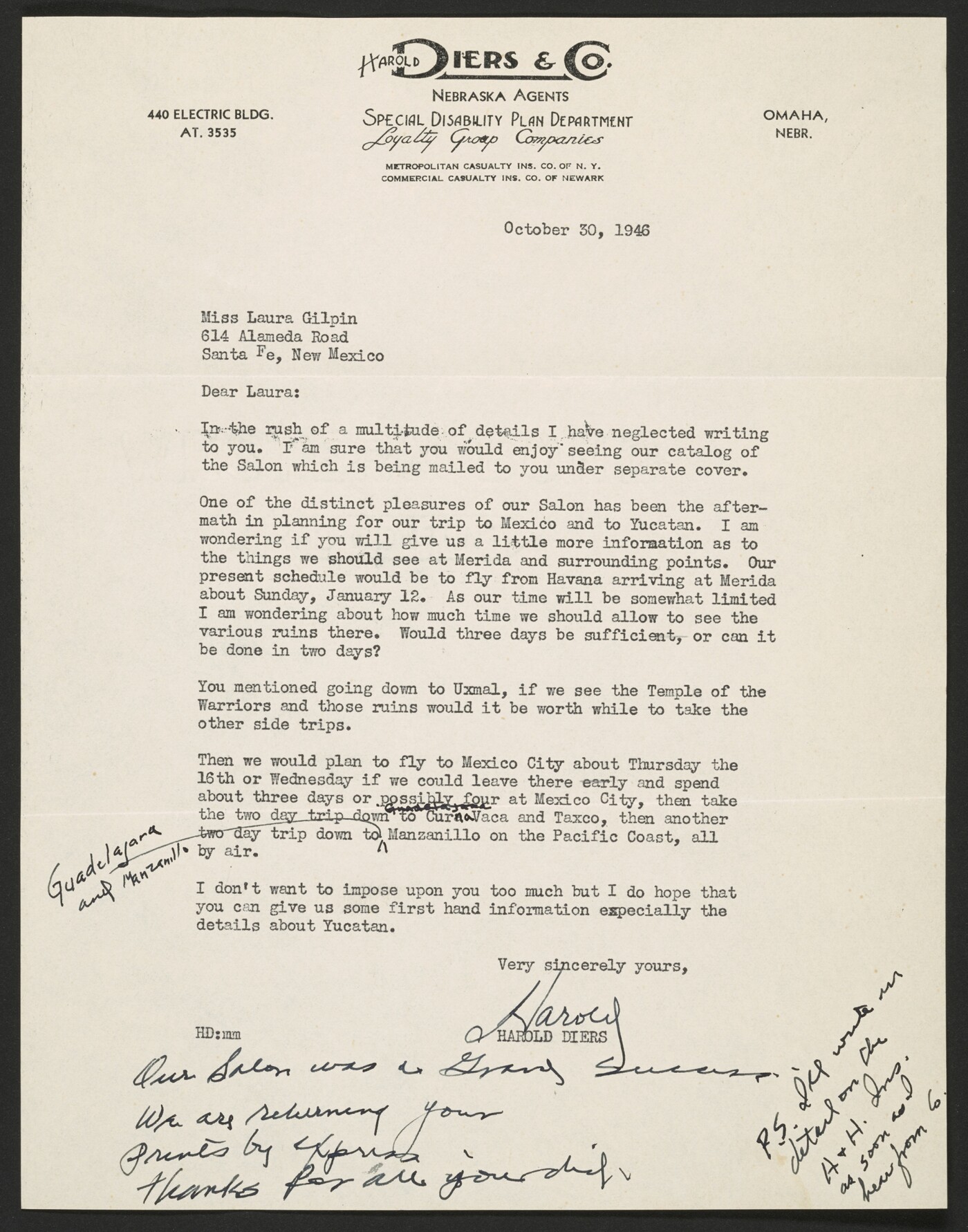 Harold Diers, Harold Diers &amp; Company, Metropolitan