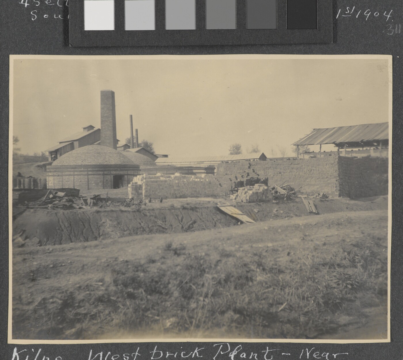 Kilns West Brick Plant, Chanute Kansas, May 1st 1904 Amon Carter