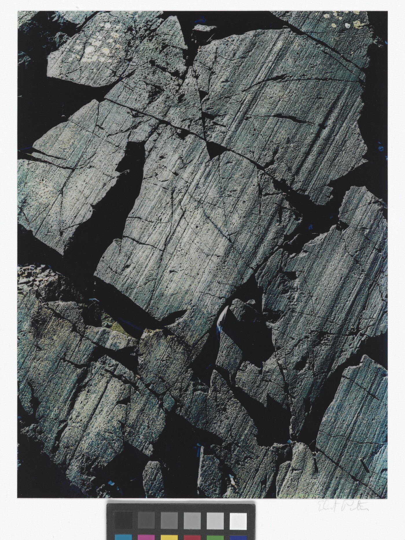 Glacierscratched Rock, Great Spruce Head Island, Maine, July 21, 1971