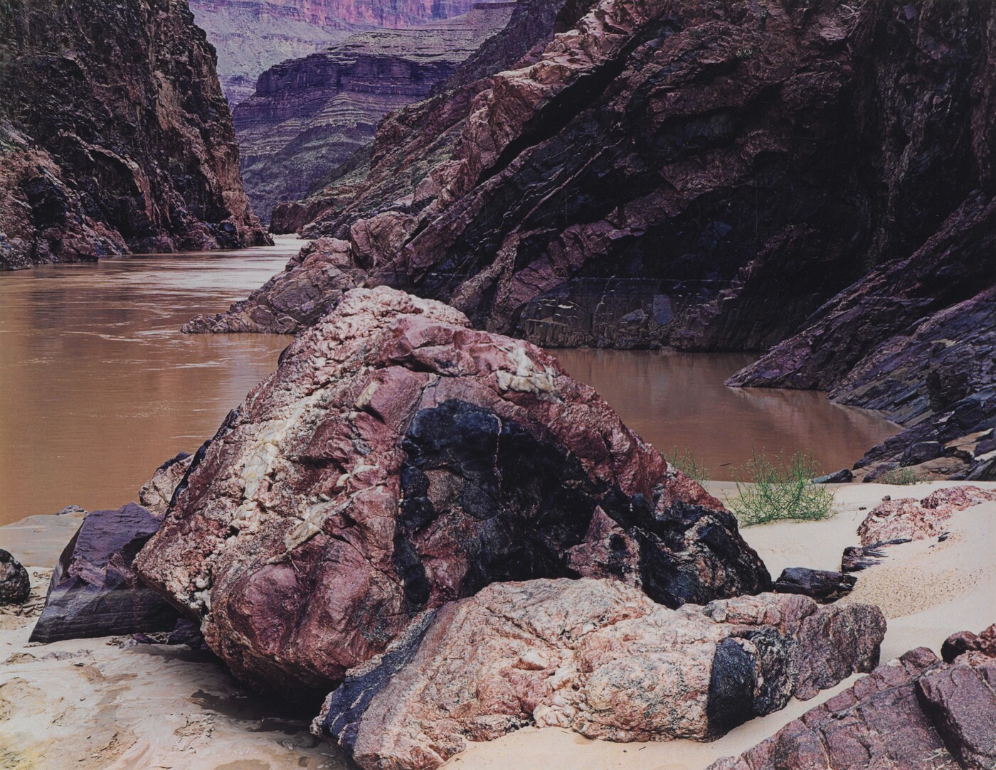 Granite Schist Formations, Above Red Rock Canyon, Grand Canyon, Arizona