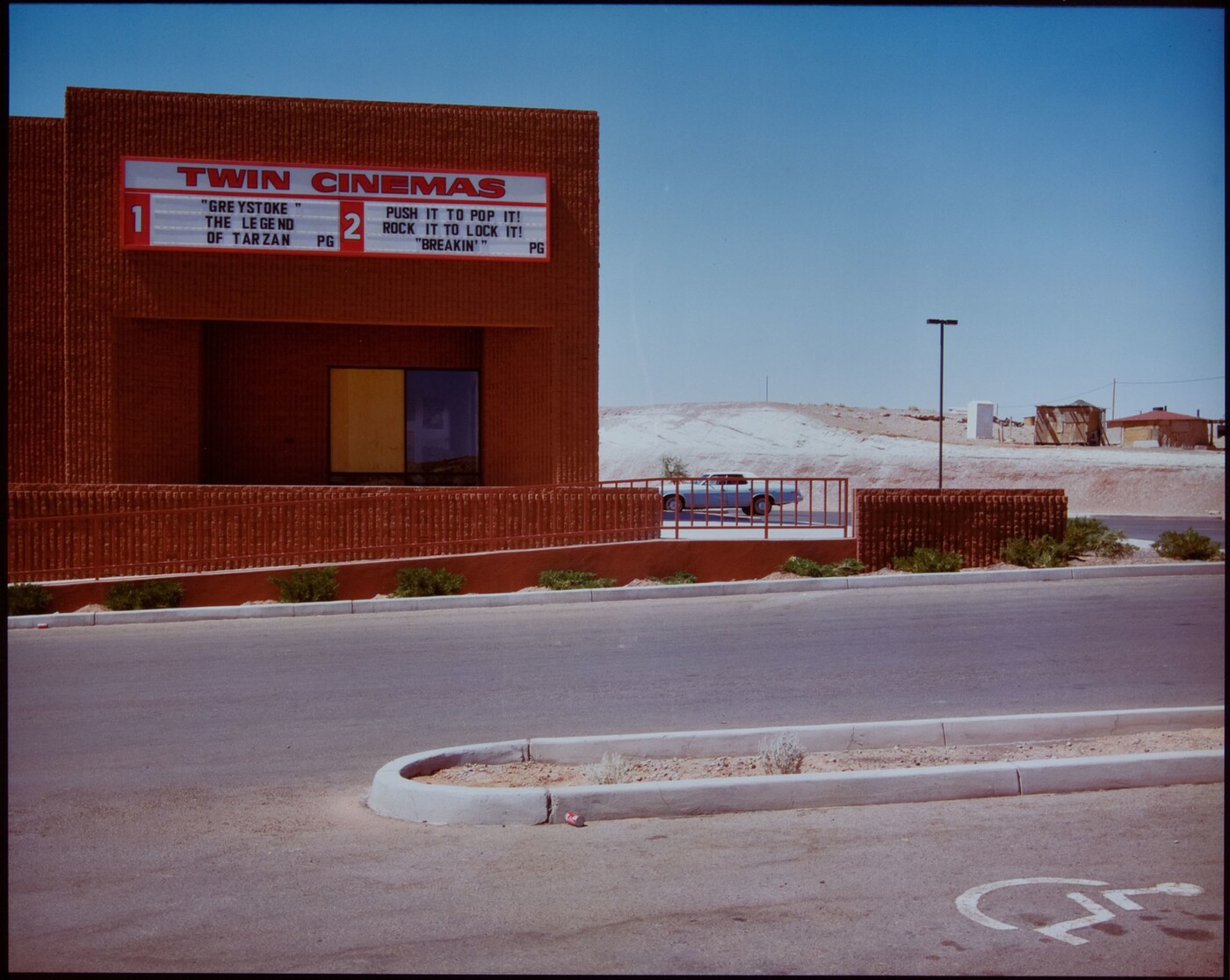 Navajo Cinema and Hogan, Tuba City, Arizona, 1985 Amon Carter Museum