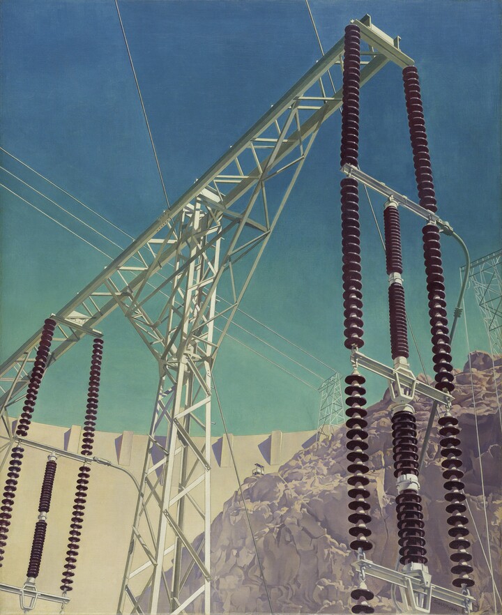 Charles Sheeler (1883–1965), Conversation - Sky and Earth, 1940, Oil on canvas