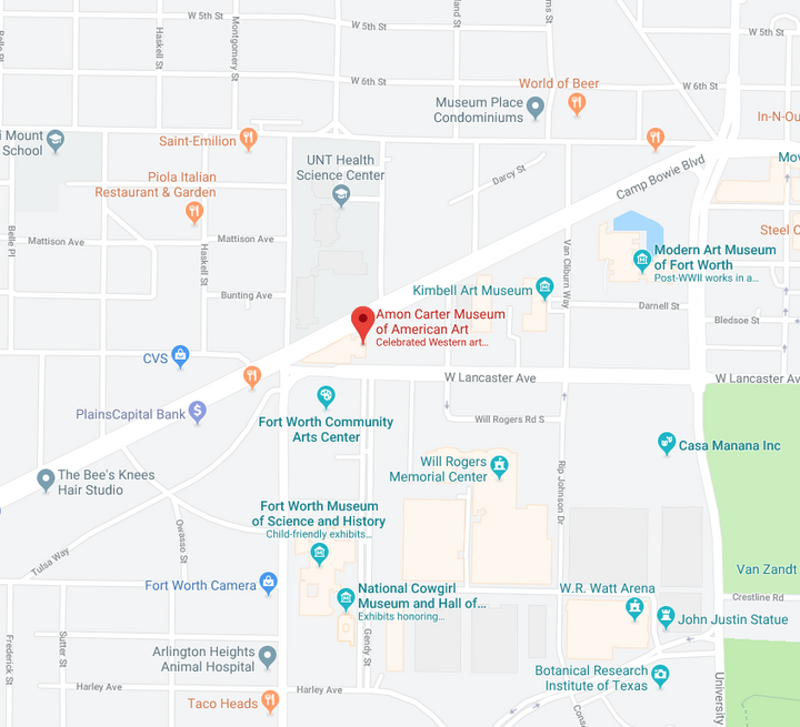 map of fort worth
