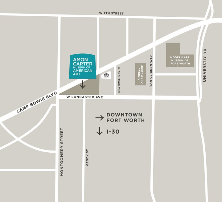 Map showing the location of the Carter