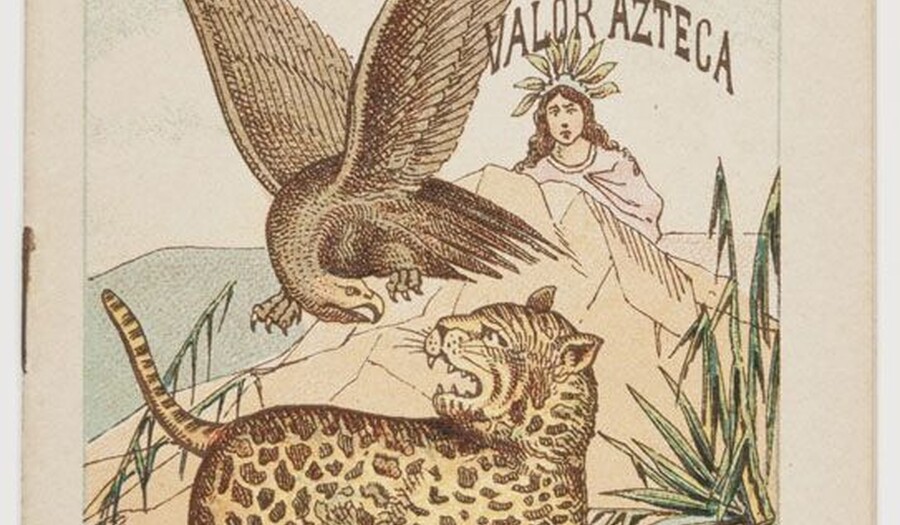 José Guadalupe Posada (1852–1913), La Batalla del Aguila Coahutly Contra la Serpiente y El Tigre O el Triunfo..., 1900, Chromolithograph