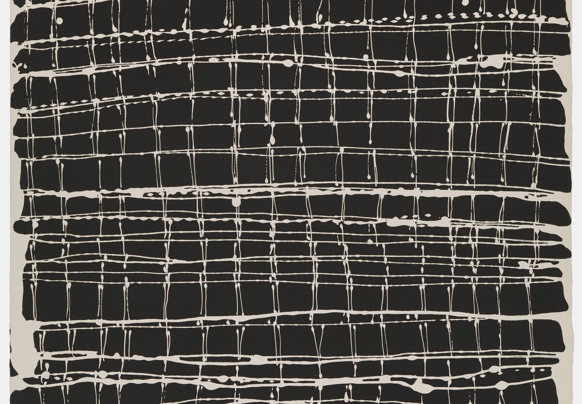 black and white grid