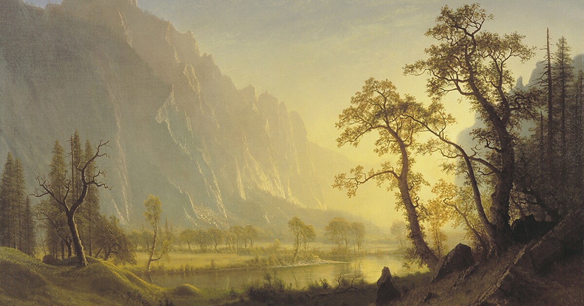 Sunrise Yosemite Valley Amon Carter Museum Of American Art