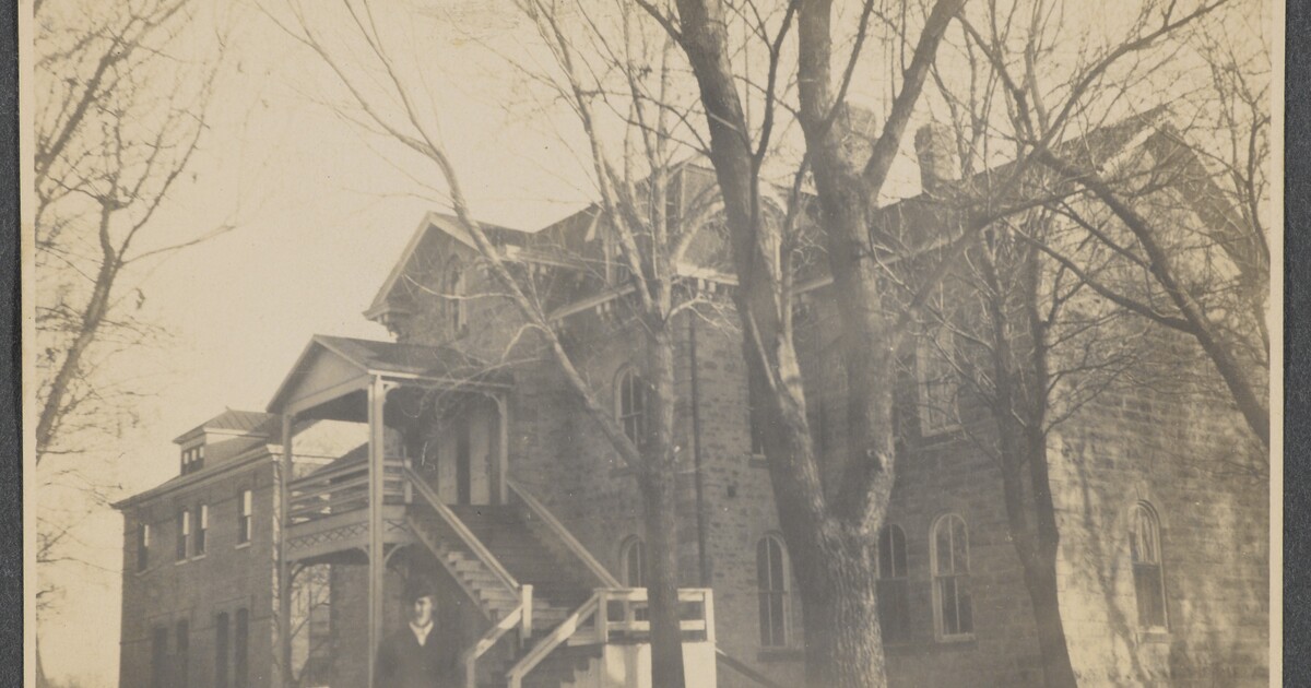 Old Court House Neosho County New Jail Erie, Kansas December 1904