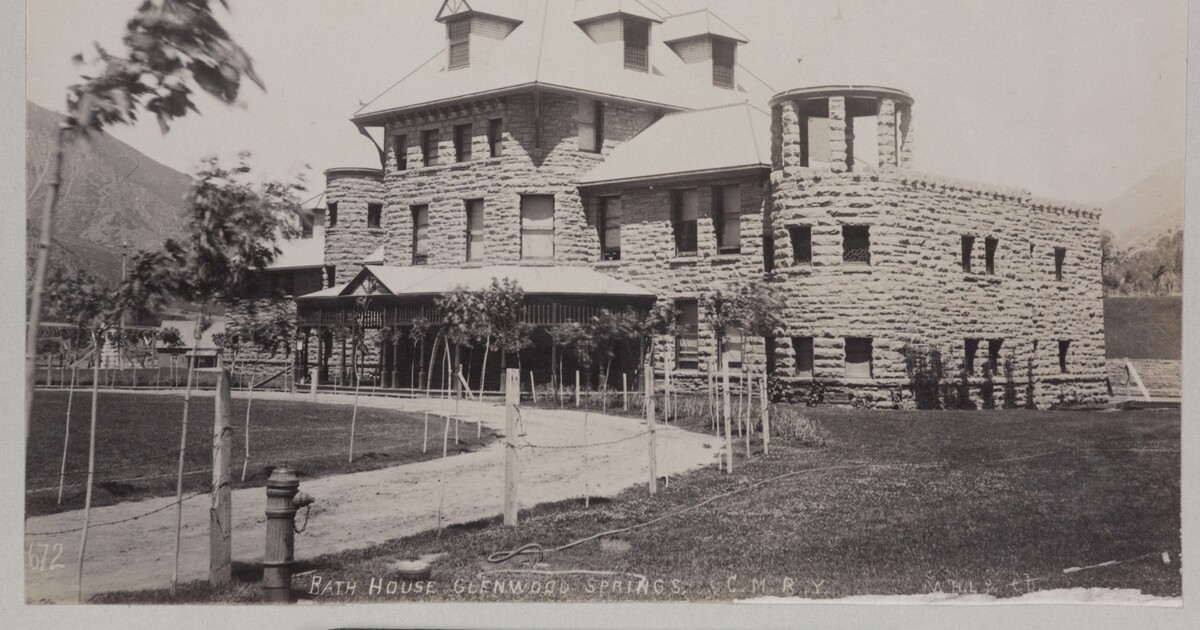Bath House, Glenwood Springs C.M.R.Y. Amon Carter Museum