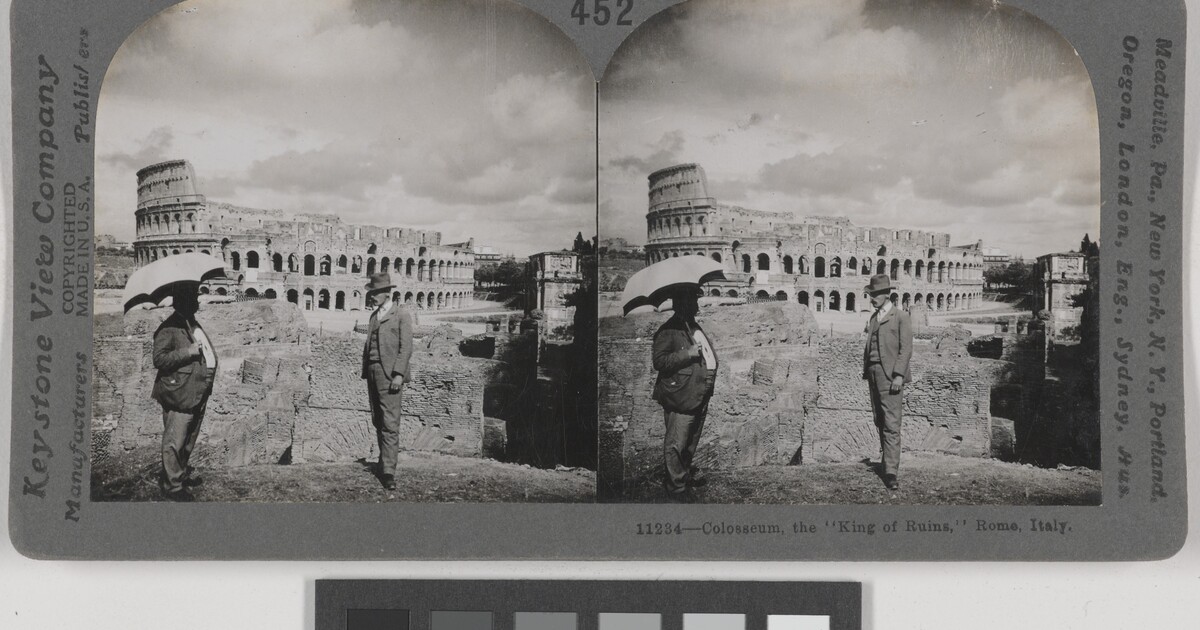 Colosseum, the &quot;King of Ruins,&quot; Rome, Italy. Amon Carter