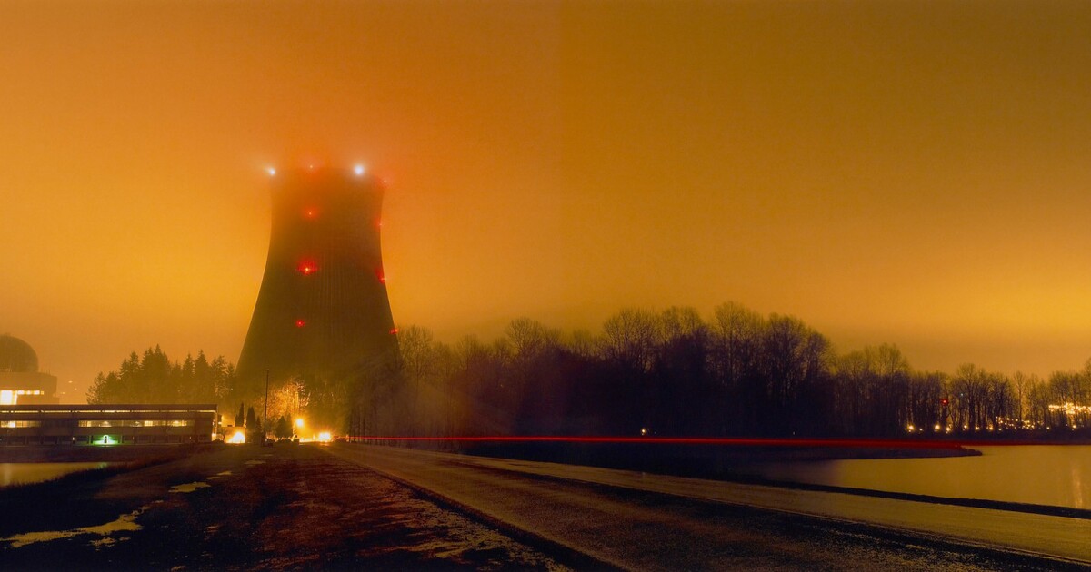 Trojan Nuclear Power Plant, Prescott Beach, Oregon, January 6, 2002